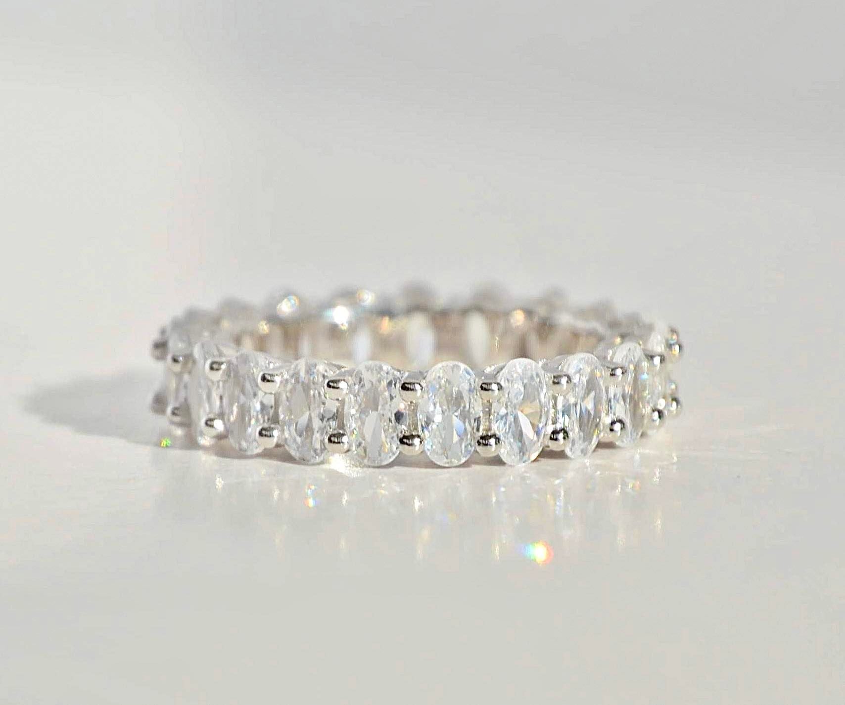 Blooming, not forcing - Chloe Eternity Oval Ring